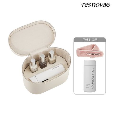 [레스노베][VIP세트] 레스노베 울트라 코어샷 디바이스(화이트+아이보리 파우치+앰플15ml 3종+앰플미스트+밴드+소독티슈)