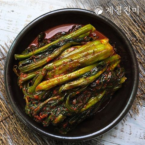 제철진미 국내산 갓담근 프리미엄 돌산 갓김치 4kg