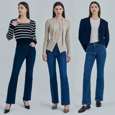 뱅뱅 24FW 간절기 라이크라 여자 부츠컷 데님3종