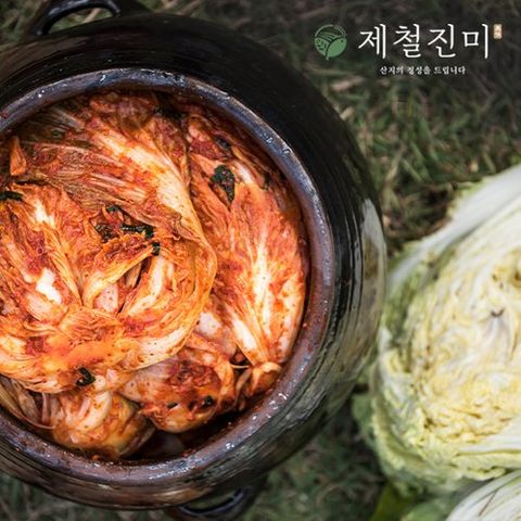 [제철진미]제철진미 국내산 갓담근 프리미엄 포기김치 10kg