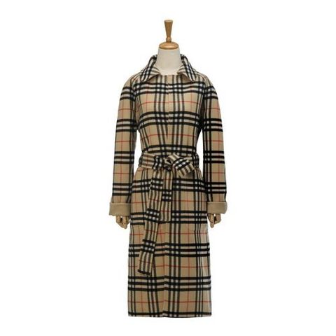 버버리 리버시블 울 코트