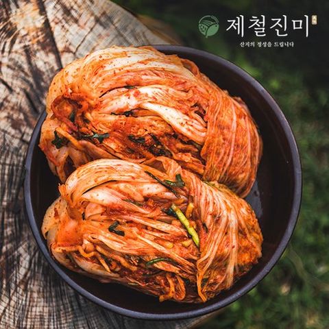 [제철진미]제철진미 국내산 갓담근 프리미엄 포기김치 5kg