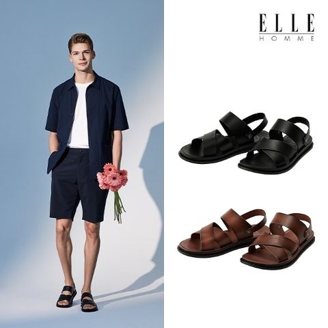 ELLE 엘르 옴므 소가죽 샌들 (남성) 최종가