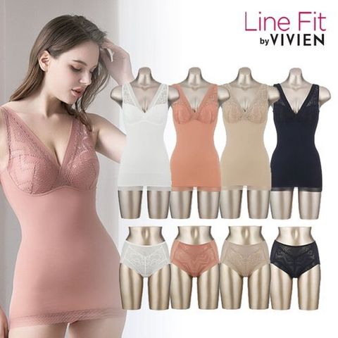 비비안 라인핏 보정 란쥬 팬티 4세트(5371)