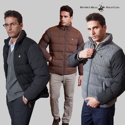 비버리힐즈폴로클럽 남성 케이블 니트 패딩 자켓 1종