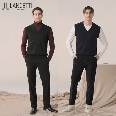 란체티 울 블렌드 니트 베스트 2종