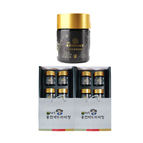 홍천 김종철의 홍천 약도라지청 100g*8병 + 쇼핑백 2장