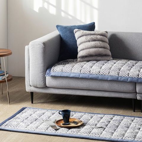 마르시아 [4인용]크리스탈 착색번아웃 극세사 소파패드