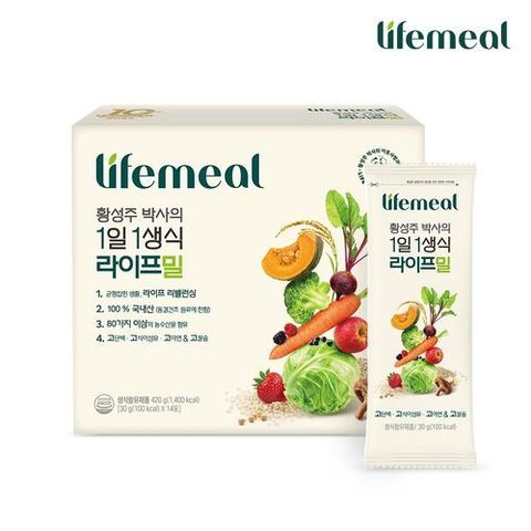 이롬 ●황성주 박사의 1일1생식 라이프밀 1박스●