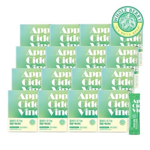홀베리 유기농 레몬 애사비 16박스(20g*14포*16박스/224포)