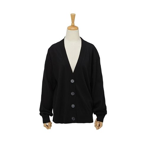 버버리 울 체크 가디건(블랙 / 카멜)