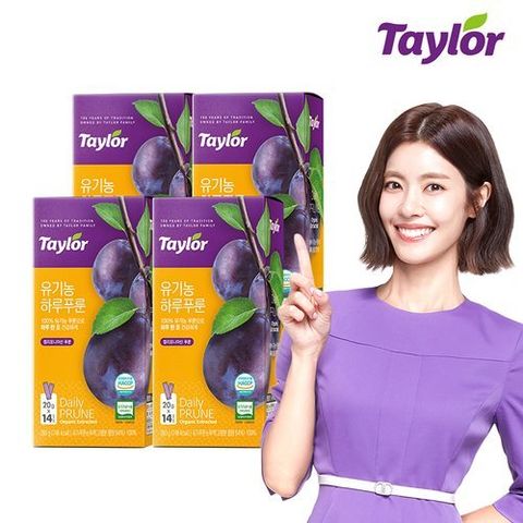 테일러 유기농 하루 푸룬 4박스(20g*14포*4박스)
