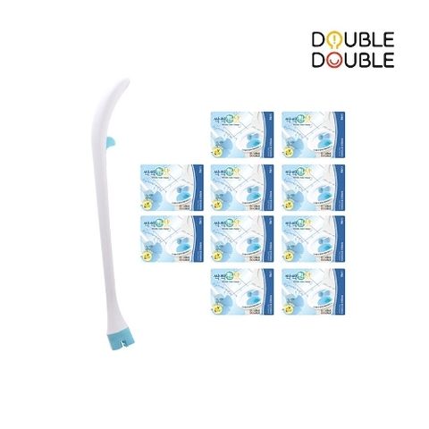 [더블앤더블]싹싹원샷 변기크리너 + 리필 10팩(120개)