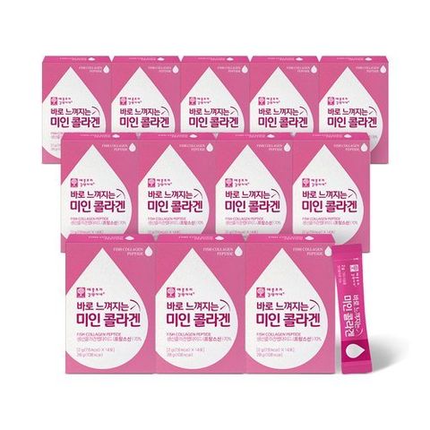 애플트리 김약사네 바로 느껴지는 미인콜라겐 비타민C 12박스(6개월분)
