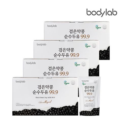 바디랩 검은약콩 순수두유99.9 20포 x 4박스 / 총80포