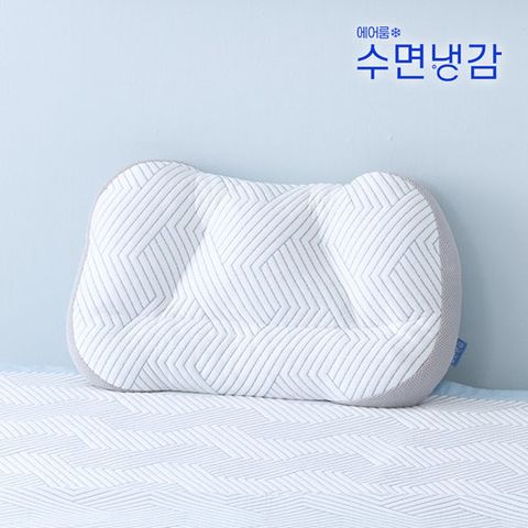 에어룸수면냉감 특허받은 쿨드론 더블쿨링 냉감베개 1개