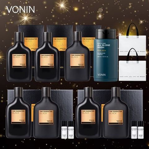 엘지생활건강 +[보닌]남성 기초 베스트 패키지(스킨 4병+에멀젼 3병+올인원 워시 1개+new 쇼핑백 2장)