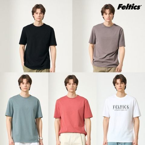 펠틱스 25SS 남성 컴포터블 라운드 티셔츠 5종 (F505M)