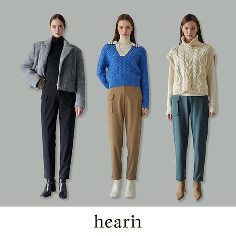 헤아린 밍크기모 조거 팬츠 1종