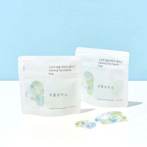 생활공작소 고농축 캡슐 세탁조 클리너 8EA (8EAx5)