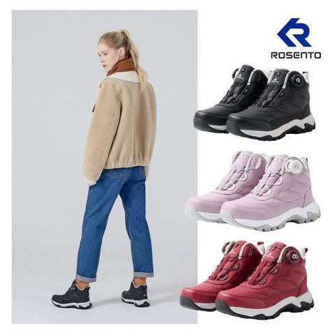 로젠토 25FW 여성 다이얼 패딩방한화