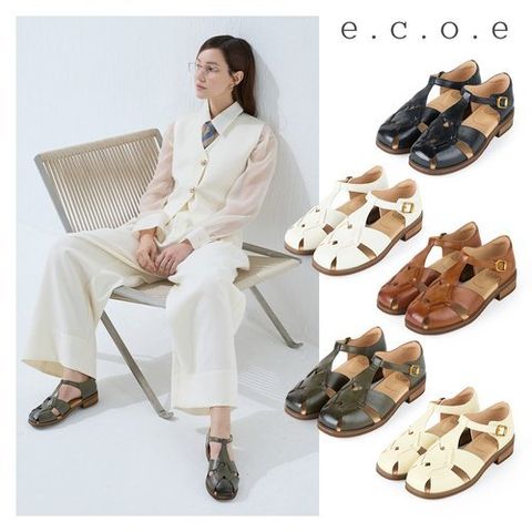 에코에 e.c.o.e 헤리티지 썸머 빈티지 샌들