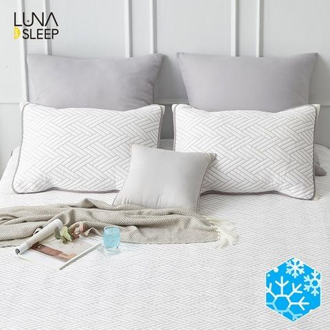 루나앤슬립 냉감 밴딩형 베개커버 2장