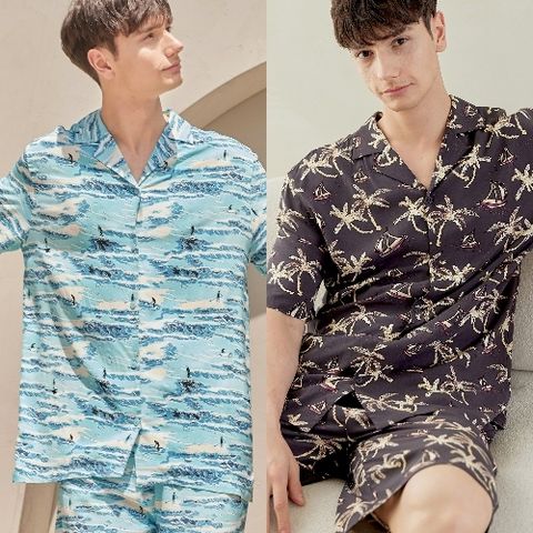 라페어 (최종가) 남성 프리미엄 인견 셔츠 라운지웨어 (4종)