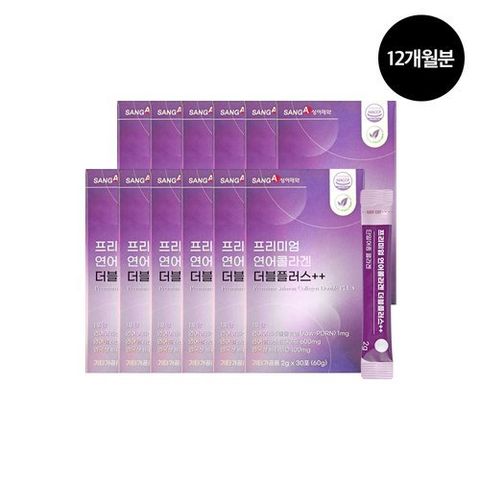 상아제약 프리미엄 연어 콜라겐 더블 플러스 12개월분