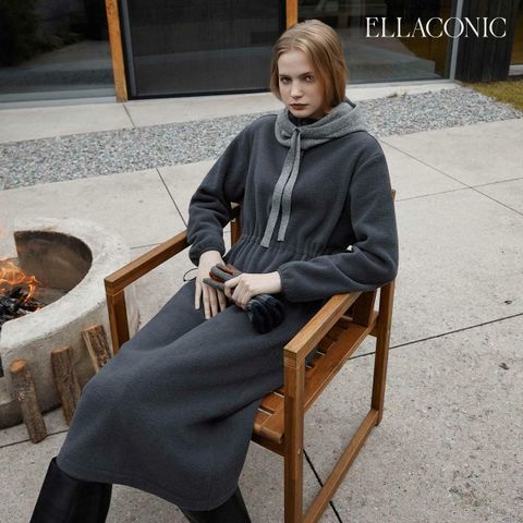 [삼성카드5%할인][25FW 최신상  엘라코닉 메종어반]울라이크 플리스 원피스