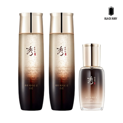 수려한 자우 럭셔리 진 스킨 150ml x2   앰플 35ml