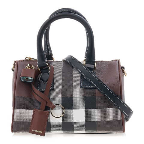 [라벨루쏘] [버버리] 여성 체크 모티프 볼링 백 8069663 MN BOWLING BAG A9011