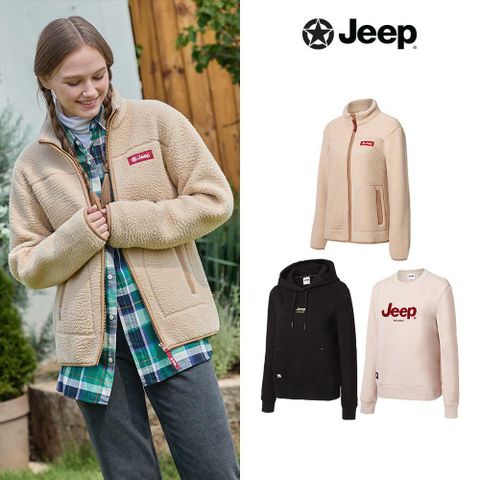 [삼성카드5%할인][웅니버스] 25FW 지프 여성 플리스+후드+맨투맨 3종