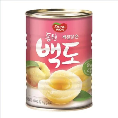 동원복숭아백도400gx12캔(1/2박스)