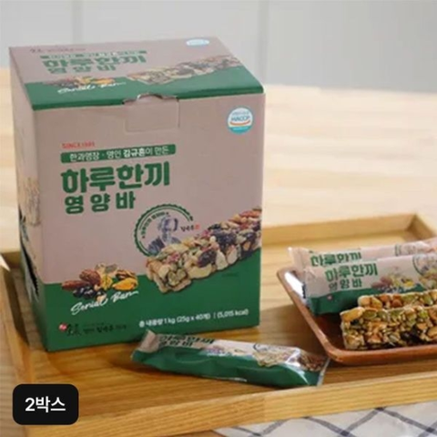 김규흔 명인의 하루한끼 영양바 2박스 (80개)[34254495]