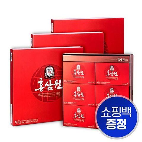 정관장 홍삼원 70ml x 30포 x 3박스 / 쇼핑백 증정
