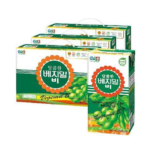 달콤한 베지밀 B(비) 190mlx72팩