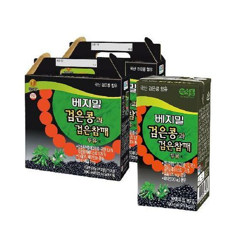 [베지밀] 검은콩과 검은참깨 190mlx32팩