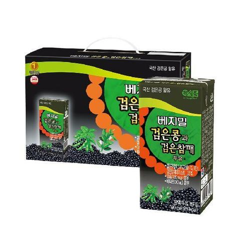 [베지밀] 검은콩과 검은참깨 190mlx24팩