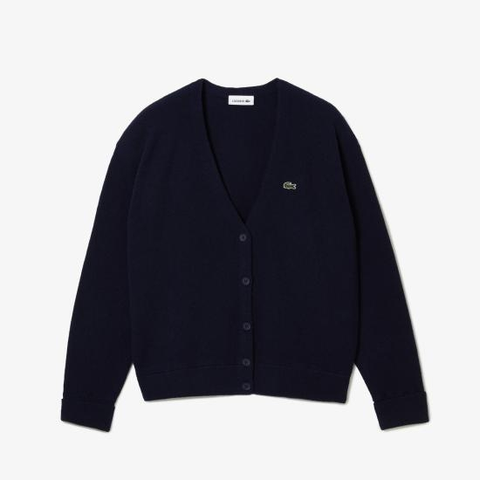 24FW 라코스테 가디건 AF9545 166 Free NAVY BLUE