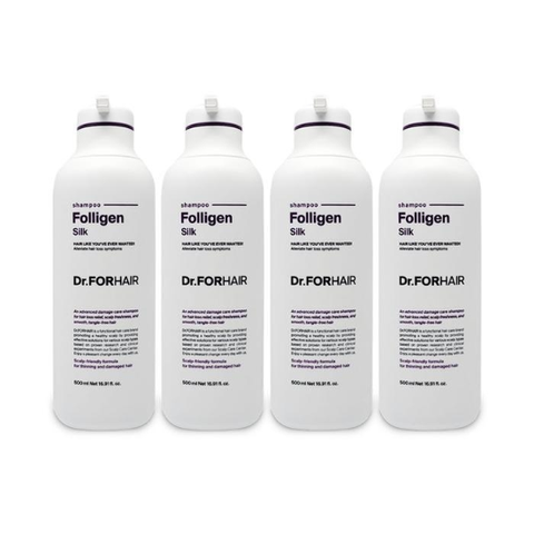 닥터포헤어폴리젠실크샴푸손상모발용500ml4개Ss