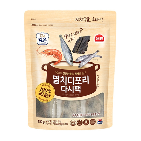 [푸른들마켓][해표] 멸치디포리다시팩15gx10