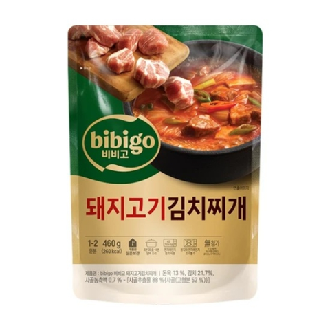 (신세계센텀점)CJ 비비고 돼지고기김치찌개  460g