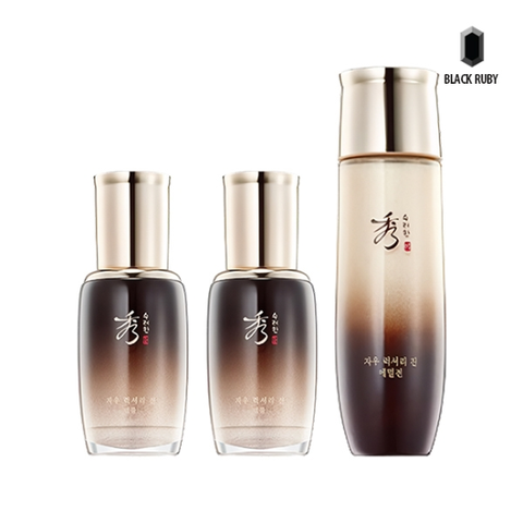 수려한 자우 럭셔리 진 앰플 35ml x2   에멀전 130ml