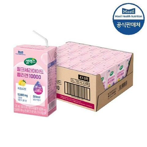 셀렉스 밀크세라마이드 콜라겐 1박스(125mlX24팩)