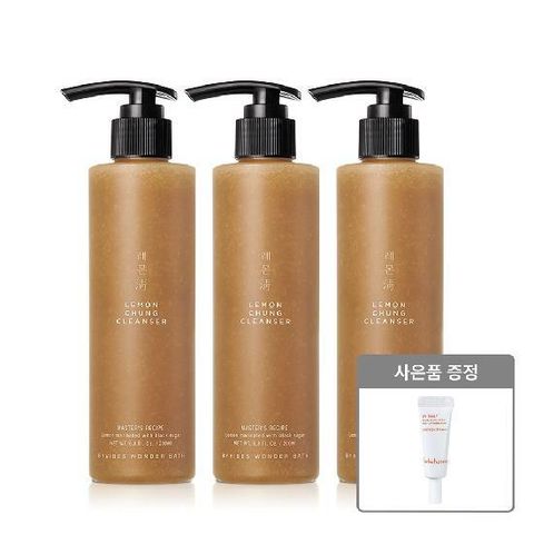 조성아 레몬청 클렌저 200ml 3개 + 설화수 상백 선 플루이드