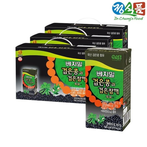 베지밀 검은콩과 검은참깨 190mlx72팩[34249564]
