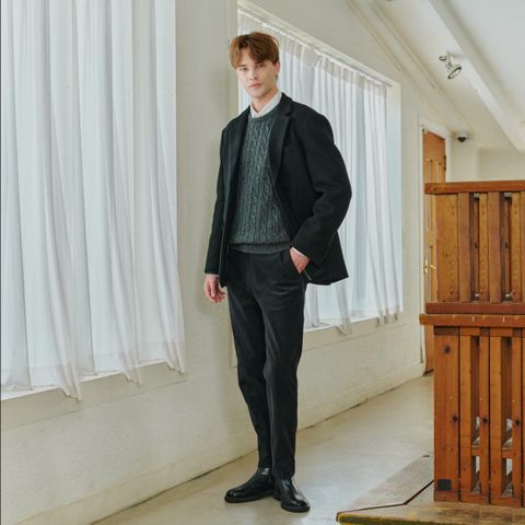 [삼성카드5%할인]워모 25FW 써모라이트 팬츠 차콜 1종