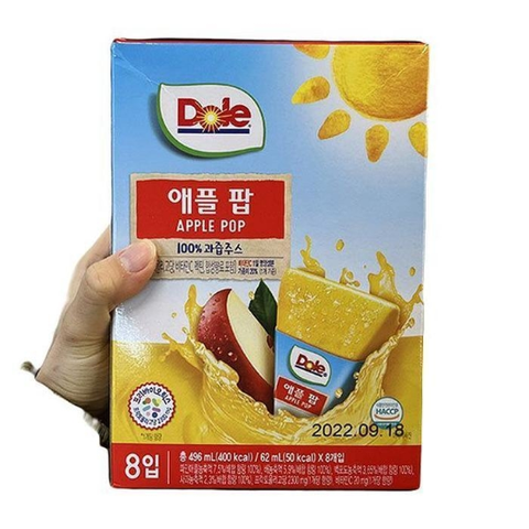 29265136-H)Dole후룻팝사과62mlx8x2개a26772