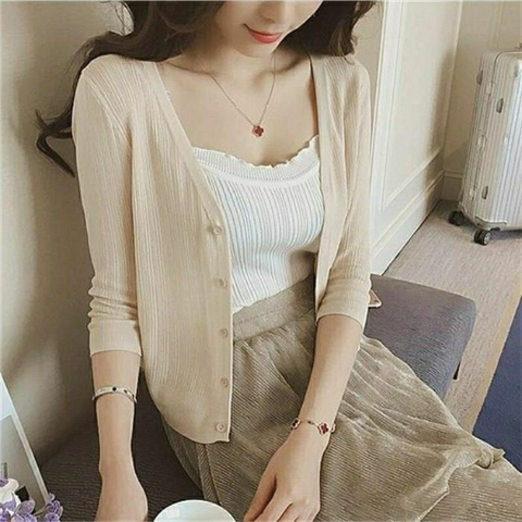여름가디건볼레로여성핏크롭카디건sg-03